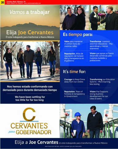 Cervantes para Gobernador