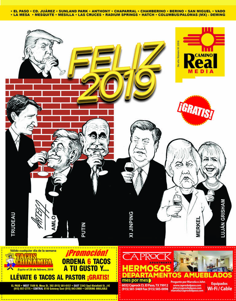 Nuestra Portada: Les deseamos lo mejor para el 2019