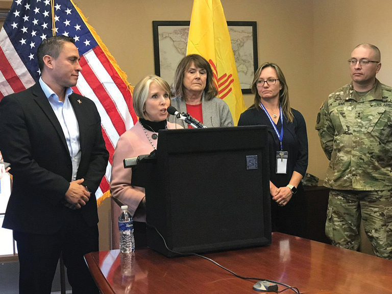Gobernadora Lujan-Grisham visitó y declaró que No hay Crisis en la Frontera