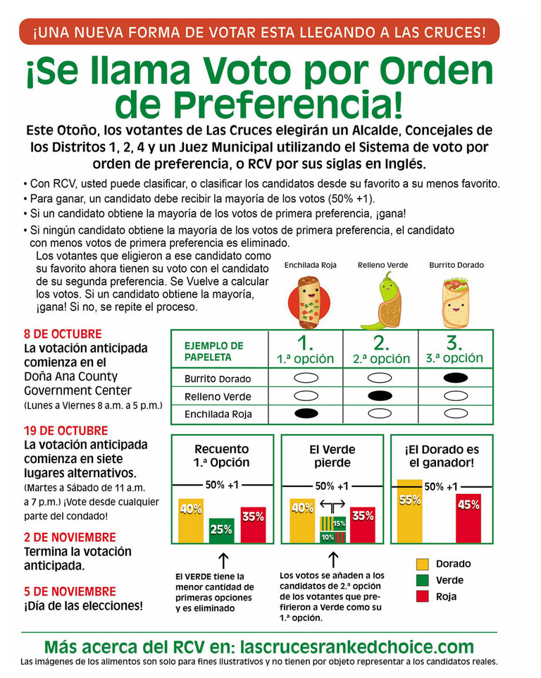 NUEVA FORMA DE VOTAR EN LAS CRUCES