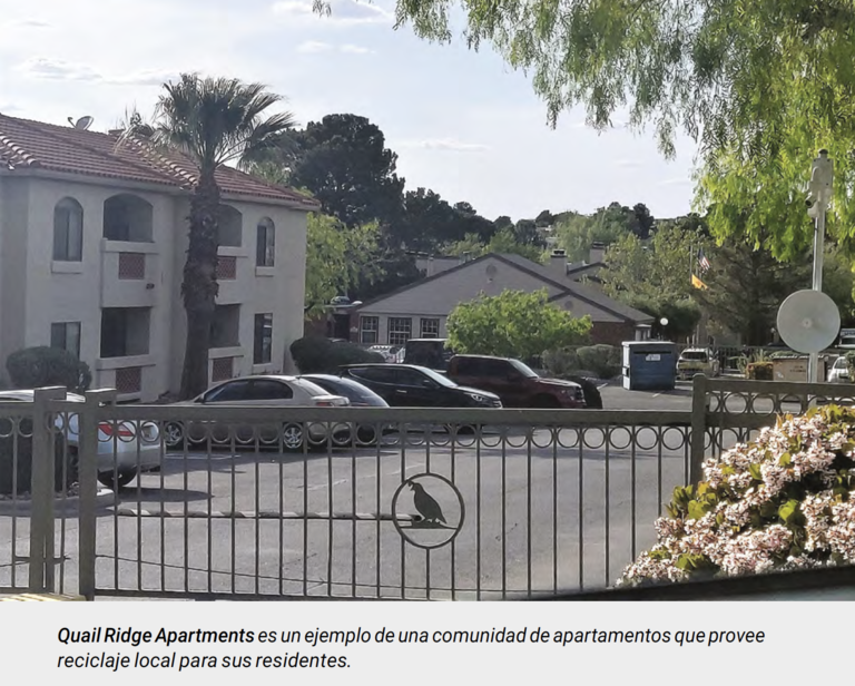 Considere obtener reciclaje comercial para apartamentos