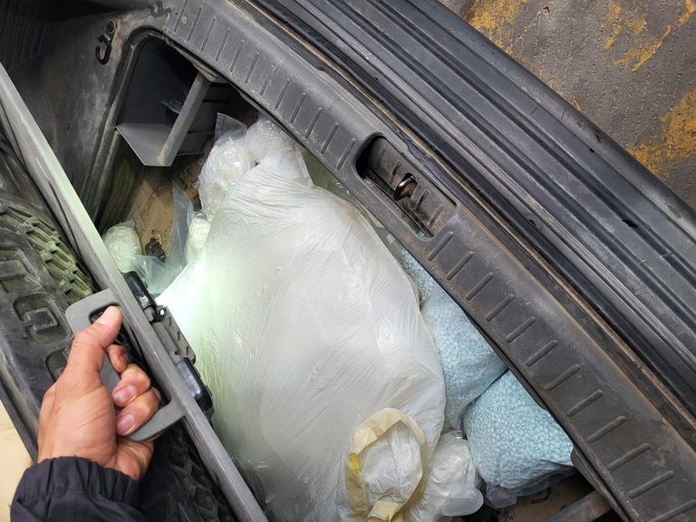 Encuentran marihuana, metanfetamina, cocaína y fentanilo