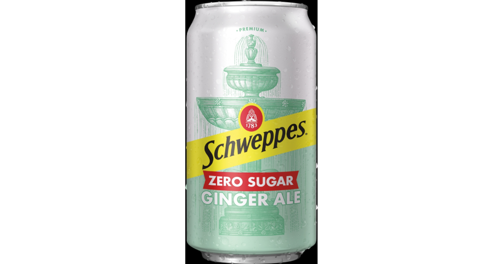 ¡Schweppes Ginger Ale Zero tiene azúcar!
