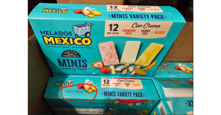 Helados México podría tener salmonella Helados México podría tener salmonella