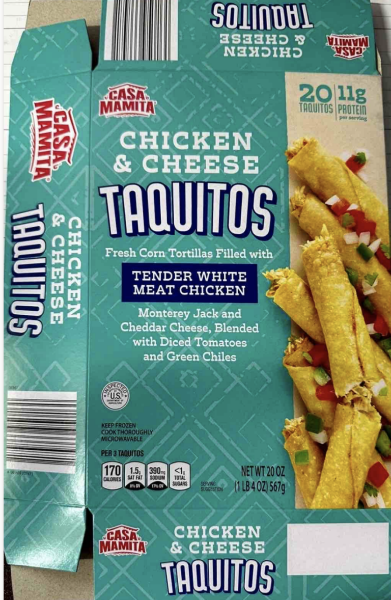 25 mil libras de taquitos con metal 25 mil libras de taquitos con metal
