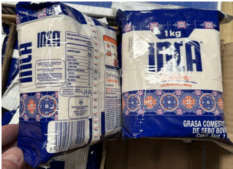 Grasa no verificada 