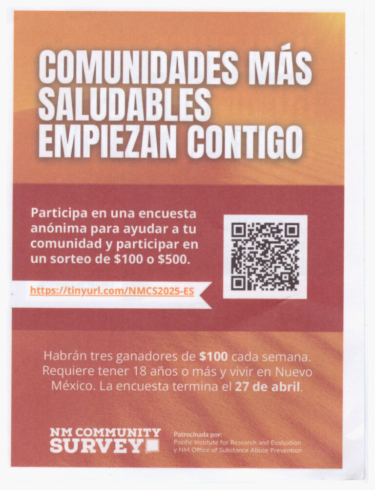 Escanea QR para participar de la encuesta