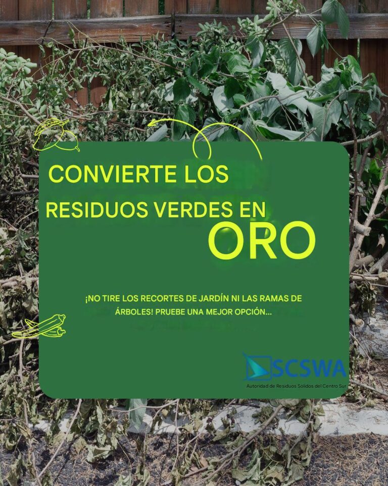 ¿Son reciclables los residuos del jardín? 